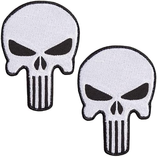 Patch, Skull, Totenkopf Klett, Abzeichen für Rucksäcke, Mützen, Militär Uniform, Westen, Hundegeschirr, Halsband, 8x5cm Patch, Skull, Totenkopf Klett, Abzeichen für Rucksäcke, Mützen, Militär Uniform, Westen, Hundegeschirr, Halsband, 8x5cm von sei Design