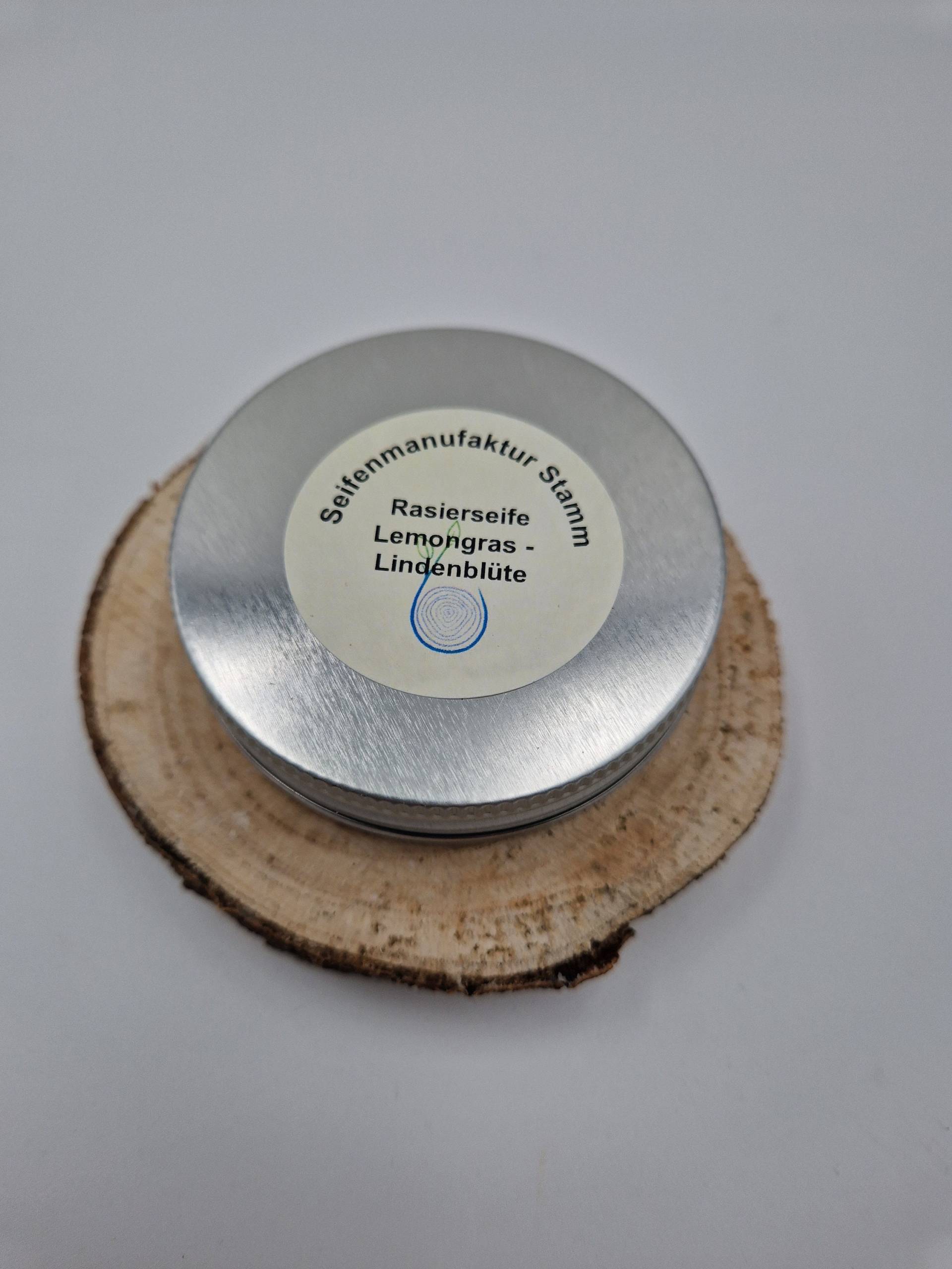 Rasierseife, Lindenblütenextrakt Lemongrasöl, Frisch, Gut Schäumend Rasierseife, Lindenblütenextrakt Lemongrasöl, Frisch, Gut Schäumend von seifenStamm