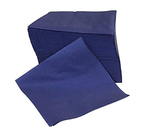 sellaviva Cocktail-Servietten Dunkelblau - 1/4 Falz 24x24, 2lagig - Zellstoff Einwegservietten - blau unifarben - Untersetzer für Drinks für BBQ, Feiern, Party - 100 Stück sellaviva Cocktail-Servietten Dunkelblau - 1/4 Falz 24x24, 2lagig - Zellstoff Einwegservietten - blau unifarben - Untersetzer für Drinks für BBQ, Feiern, Party - 100 Stück von sellaviva