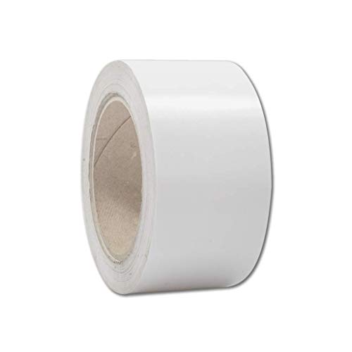 50m Doppelseitiges klebeband, transparent, dünn + extra stark Haftung - Universal für Teppiche, Kunstsoffe, Schaumstoffe oder Dispalys (50mm x 50m) von selmundo