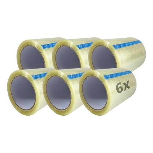 6 Rollen Adresssenschutzfolie/Etikettenschutzfolie, transparent, selmundo 810, Abmessung:130mm x 66m von selmundo