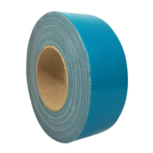 UV-beständiges Gewebeband 50mm x 50m - Outdoor-Klebeband wetterfest & stark - Profi-Klebeband für Außenbereich, Bau, Reparatur - blau von selmundo