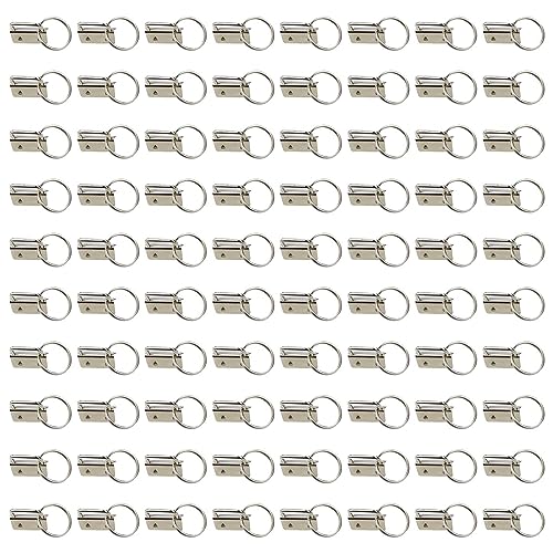 80-teilige Schlüsselanhänger Hardware Sets Perfekt Für Taschenarmbänder Und Handarbeiten Für Gepäck Taschen Geldbörsen DIY Bastelarbeiten Geprägte Bastelarbeiten von seluluory