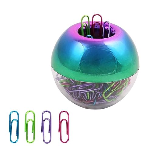 seluluory Praktischer Runder Magnetischer Büroklammer Spender Halter Glatte Oberfläche Büroklammern Aufbewahrungsbox Schreibtisch Organizer Für Damen Und Herren Niedliche Bürobedarf seluluory Praktischer Runder Magnetischer Büroklammer Spender Halter Glatte Oberfläche Büroklammern Aufbewahrungsbox Schreibtisch Organizer Für Damen Und Herren Niedliche Bürobedarf von seluluory