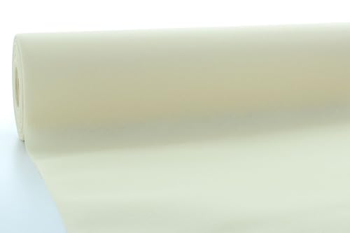 serviettendirekt.de ALLES FÜR DEN GEDECKTEN TISCH, Airlaid Tischdeckenrolle, 118 cm x 25 m, 1 Stück/Rolle, Rollenware, Tischdecke, Tischtuch, Meterware auf Rolle (Creme) von serviettendirekt.de ALLES FÜR DEN GEDECKTEN TISCH