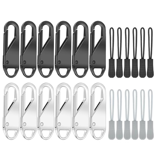 24 Stück Reißverschluss Zipper Bausätze,Zipper für reißverschluss Abnehmbares Metall Zipper Pull Mit Nylon-Lanyard,Reissverschluss Zipper für Koffer, Rucksack,Stiefel,Jacken 24 Stück Reißverschluss Zipper Bausätze,Zipper für reißverschluss Abnehmbares Metall Zipper Pull Mit Nylon-Lanyard,Reissverschluss Zipper für Koffer, Rucksack,Stiefel,Jacken von setooline