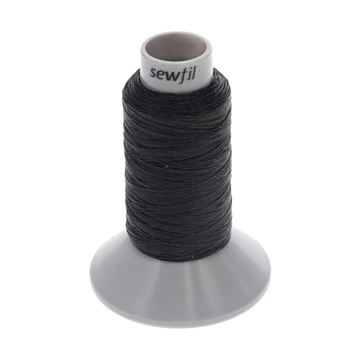 SEWFIL Dasun 40 PTFE-Nähgarn, 6300, Schwarz, 200 m von sewfil