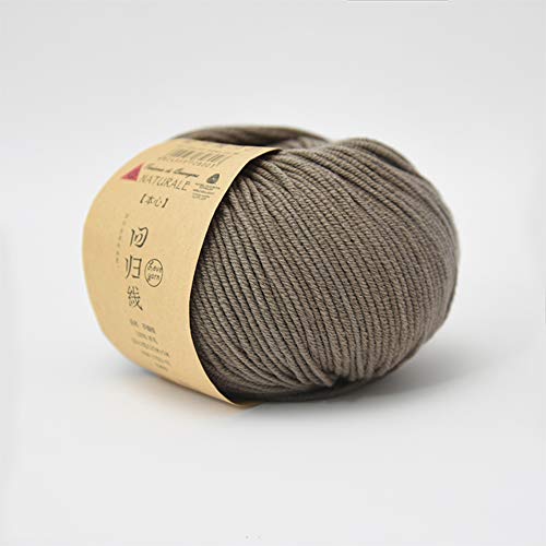 Wollknäuel aus 100 % Merinowolle zum Häkeln und Stricken, pflanzengefärbt, mitteldick, 200 g, 03 (1) von sfhdcfbswjnjdcbshf