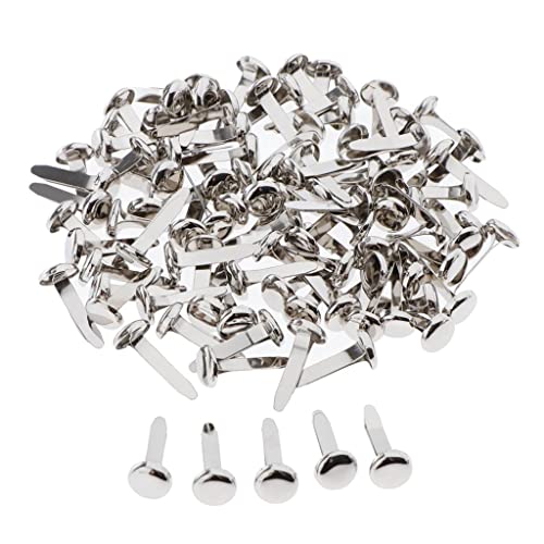 50/100 Musterbeutelklammern aus aus Musterklammern Papierverschlüsse Mini Brads , 100er Silber runder Kopf 50/100 Musterbeutelklammern aus aus Musterklammern Papierverschlüsse Mini Brads , 100er Silber runder Kopf von sharprepublic