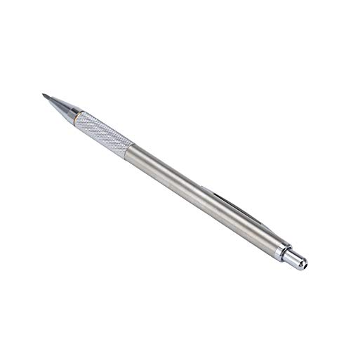 2 Farben Diamant Glasschneider Anreißer Metall Schneiden Schriftzug Stift Graveur Glasschneidewerkzeug (Silber) von shenruifa