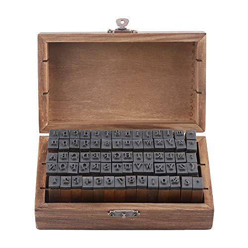 Mehrzweck-Stempel aus Holz, 70 Stück, Vintage-Holz-Alphabet, Buchstaben, Gummistempel, Kleine Holzbox Mehrzweck-Stempel aus Holz, 70 Stück, Vintage-Holz-Alphabet, Buchstaben, Gummistempel, Kleine Holzbox von shenruifa