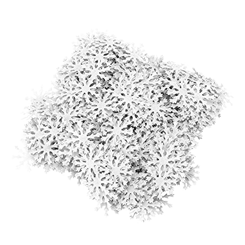 shenruifa 500pcs/Set Weihnachten Schneeflocken Orament Halloween Decoration Geburtstag Party (500 Stück/Pack schwere Schneeflocken) von shenruifa