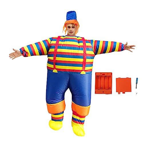 shenruifa Aufblasbares Clownkostüm Blowd Overall für Halloween Cosplay Party Weihnachten Erwachsene Größe shenruifa Aufblasbares Clownkostüm Blowd Overall für Halloween Cosplay Party Weihnachten Erwachsene Größe von shenruifa