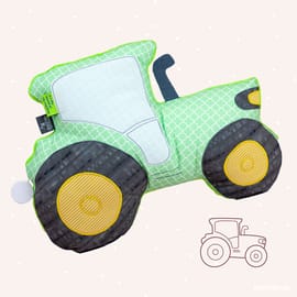 Kuschelkissen Traktor Tom von shesmile