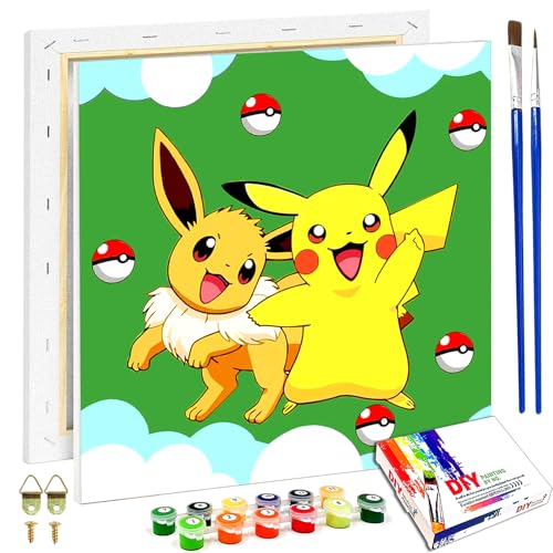 shinesky Malen Nach Zahlen Anime mit Rahmen 20 x 20cm, DIY Handgemalt Ölgemälde Kit für Kinder und Erwachsene Anfänger, Paint by Numbers Cartoon für ab 6 7 8 9 10+ Jahre Mädchen jungen shinesky Malen Nach Zahlen Anime mit Rahmen 20 x 20cm, DIY Handgemalt Ölgemälde Kit für Kinder und Erwachsene Anfänger, Paint by Numbers Cartoon für ab 6 7 8 9 10+ Jahre Mädchen jungen von shinesky