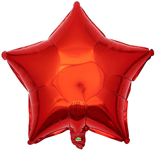 Rot Stern Folienballons 20 Stück，Stern Helium Luftballons, Sternluftballons Heliumballon ​Folienballon, Hochzeitsdeko, Geburtstagsdeko oder Valentinstag von shixpiov