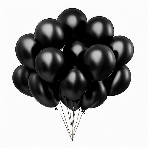 luftballons metallic Schwarz 100 Stück, 12zoll/30cm Helium Luftballons Geburtstag, Helium Ballons Geburtstag, Regenbogen Luftballons Für Geburtstagsdeko, Luftballons Hochzeit luftballons metallic Schwarz 100 Stück, 12zoll/30cm Helium Luftballons Geburtstag, Helium Ballons Geburtstag, Regenbogen Luftballons Für Geburtstagsdeko, Luftballons Hochzeit von shixpiov