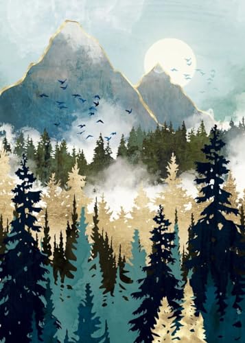 shixpiov Malen Nach Zahlen Erwachsene Landschaft Abstrakt Faltenfreie Leinwand, Handgemalt Ölgemälde Kits für Home Haus Deko - ohne Rahmen 40 * 50 cm shixpiov Malen Nach Zahlen Erwachsene Landschaft Abstrakt Faltenfreie Leinwand, Handgemalt Ölgemälde Kits für Home Haus Deko - ohne Rahmen 40 * 50 cm von shixpiov