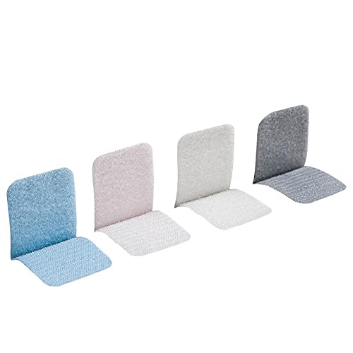 Klettband Selbstklebend in Blau, 10 Stück Doppelseitige Klebepads für Wände, Boden, Tür, Kunststoff und Metall von shixuanzhi
