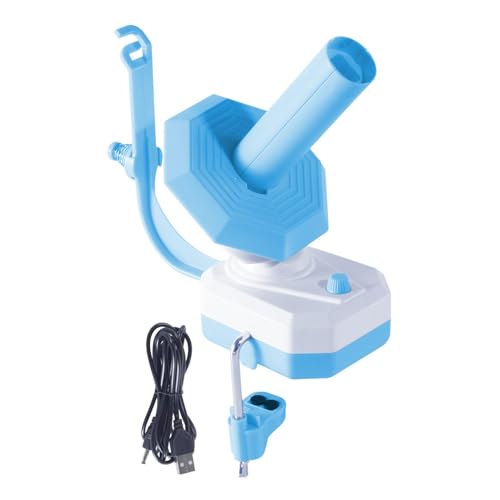 Elektrischer Garnwickler | Schneller String Ball Creation Winder | Automatisch verstellbarer Kuchenwickler für Strick-, Häkel- und Nähprojekte mit benutzerfreundlichem Design für Bastler Elektrischer Garnwickler | Schneller String Ball Creation Winder | Automatisch verstellbarer Kuchenwickler für Strick-, Häkel- und Nähprojekte mit benutzerfreundlichem Design für Bastler von shjxi
