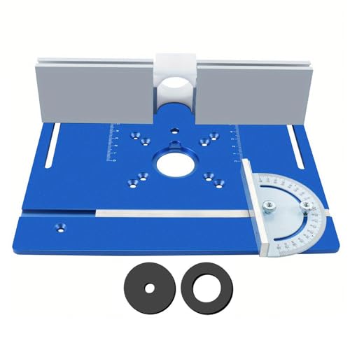 Graviertisch, glatt gleitende Zierleiste, Fräsplatte, Holzfräsereinsatzplatte, Frästischplatte, Gehrungslehre, genaue Gehrungsschnittführung, Otable Fräsen, Gehrungslehre Führung für Frästische von shjxi