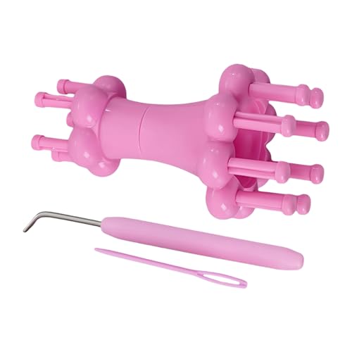 Knitting Machine, Cord Weaving Tool, Rope Braiding Tool, Manual Craft Knitter, Portable Handmade Yarn Winder, Lightweight Compact Size, Great for Beginners, Girls, Bracelet Making Knitting Machine, Cord Weaving Tool, Rope Braiding Tool, Manual Craft Knitter, Portable Handmade Yarn Winder, Lightweight Compact Size, Great for Beginners, Girls, Bracelet Making von shjxi
