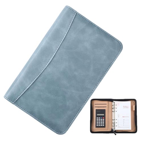 Notizbuch, 6, PU-Leder, Sparbuch mit Taschenrechner, Geldbinder, Mehrzweck-Geldbinder für Zuhause, Geld sparen, Budgetplaner Notizbuch, 6, PU-Leder, Sparbuch mit Taschenrechner, Geldbinder, Mehrzweck-Geldbinder für Zuhause, Geld sparen, Budgetplaner von shjxi