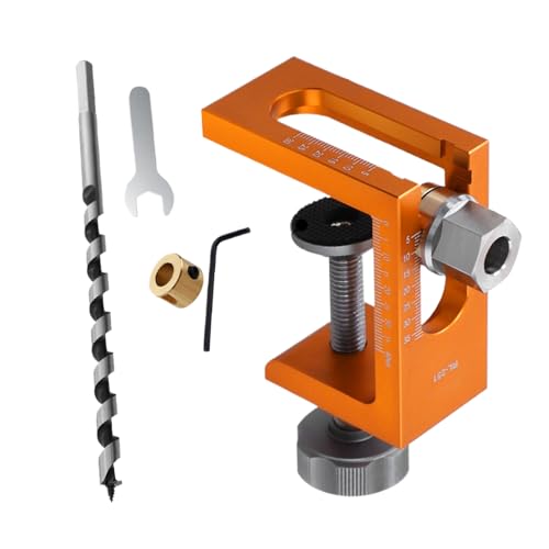 Schrank Einbauscharnier Bohrschablone,10mm Scharnier Bohrschablone Einbauanleitung | Metall-Montagehilfe Für Holzwerken Küchenschränke Kleiderschränke Einbauschränke Installation von shjxi