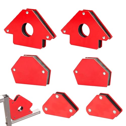 Welding Magnets, Sturdy Magnetic Positioner, Strong Angle Holding Magnet, Adjustable Bracket, Enhanced Power, Soldering Accessories, Excellent for Metalworking, Welding Repairs von shjxi