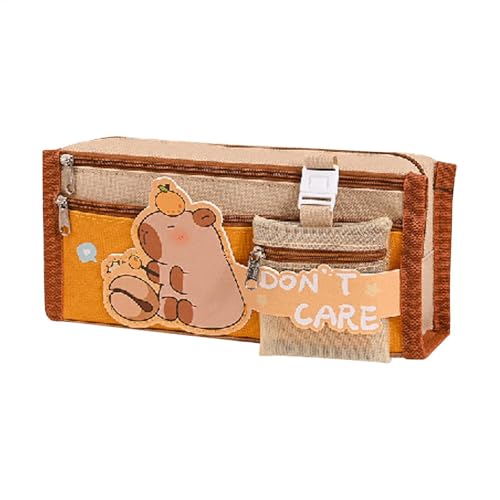 shjxi Tier-Schreibwaren-Set, mehrschichtiges Federmäppchen, große Kapazität, Schulbedarf, niedliches Notizbuch und Haftnotizen Kit (komplette Packung) für Studenten, Kinder, , Mädchen von shjxi