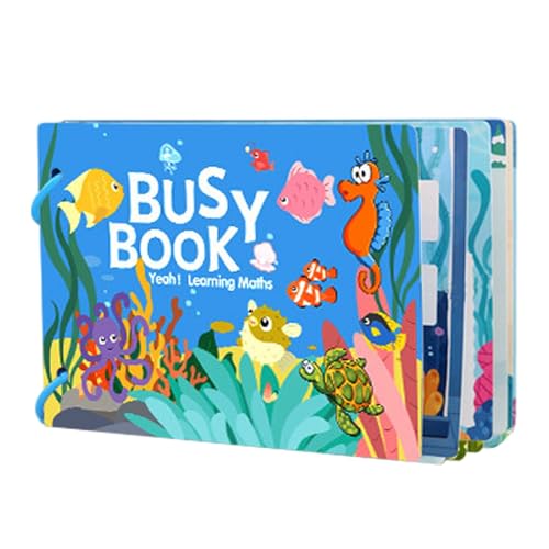 shjxi Toddler Sticker Books, Educational Number Recognition Activity Books, Creative Preschool Learning Materials for Travel, Restaurant, School, Home, Outdoors, 8.27x5.51x0.39 Inches shjxi Toddler Sticker Books, Educational Number Recognition Activity Books, Creative Preschool Learning Materials for Travel, Restaurant, School, Home, Outdoors, 8.27x5.51x0.39 Inches von shjxi