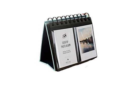 Fotoalbum mit 68 Taschen, 7,6 cm, kompatibel mit Mini 7s, 8, 8+, 9, 25, 26, 50s, 70, 90, SP 1, PIC-300P, Z2300, Namenskarte (blau) von shouzhigo