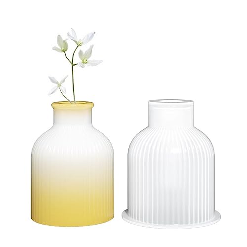 Showll Vase Silikonform Epoxidharz Form silikonform epoxidharz formen silikonformen für epoxidharz Vasenform kann ein Blumenarrangement sein silikon gießform (10cm) von showll