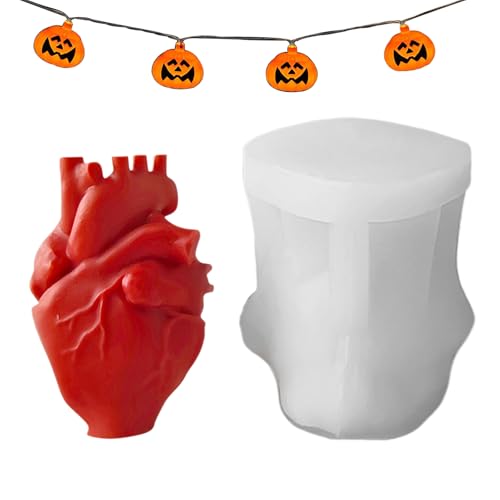 shpuuyy 3D Menschliches Herz Schokoladenform - Handgefertigte Formen Für Epoxidharz Herzen - Einfache Entformung Für Torten Deko Seife Zement Dessert shpuuyy 3D Menschliches Herz Schokoladenform - Handgefertigte Formen Für Epoxidharz Herzen - Einfache Entformung Für Torten Deko Seife Zement Dessert von shpuuyy