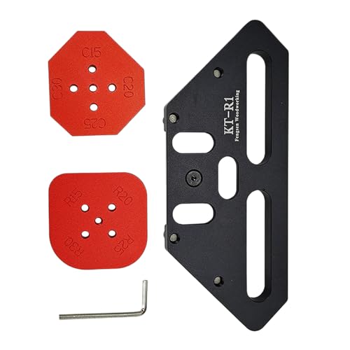 shpuuyy Frässchablonen - Eckenradius-Schablone - Leichtes Arc-Schneidewerkzeug Aus Aluminiumlegierung Für Hauswerker Holzprojekte Und shpuuyy Frässchablonen - Eckenradius-Schablone - Leichtes Arc-Schneidewerkzeug Aus Aluminiumlegierung Für Hauswerker Holzprojekte Und von shpuuyy