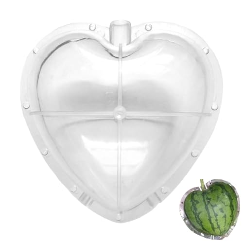 shuhauk Wassermelonen-Wachstumsform – Herzform für Obstanbau – Gartenzubehör, Atemloch-Design, Formwerkzeug für Kürbisse, Melonen von shuhauk