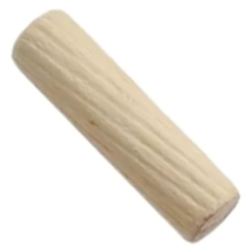 50 Stück M6 X 40 Mm M8 X 40 Mm Holzdübel For Schrankschublade, Rund, Geriffelt, Holz, Bastelstifte, Stangen, Möbelbeschlag, Holzdübelstift(8x40mm) von shundeed