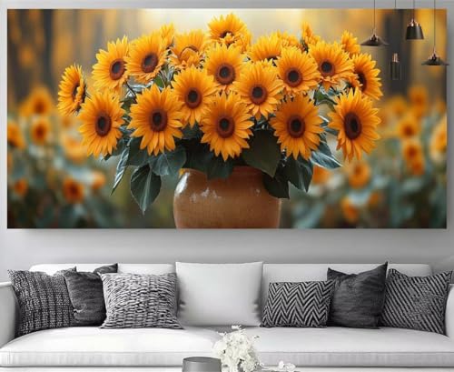 Blume Diamond Painting Abstrakt Diamond Painting Erwachsene Bastelset, 5D Crystal Art Kreuzstich Strass Stickereipuzzl, Diy Kinder Daiments Malerei Volldiamant Leinwand für Geschenke 80x240cm M-Y337 von shuoguoo