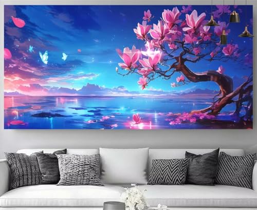 Blumen Diamond Painting See Diamond Painting Erwachsene Bastelset, 5D Crystal Art Kreuzstich Strass Stickereipuzzl, Diy Kinder Daiments Malerei Volldiamant Leinwand für Geschenke 100x200cm M-Y365 Blumen Diamond Painting See Diamond Painting Erwachsene Bastelset, 5D Crystal Art Kreuzstich Strass Stickereipuzzl, Diy Kinder Daiments Malerei Volldiamant Leinwand für Geschenke 100x200cm M-Y365 von shuoguoo