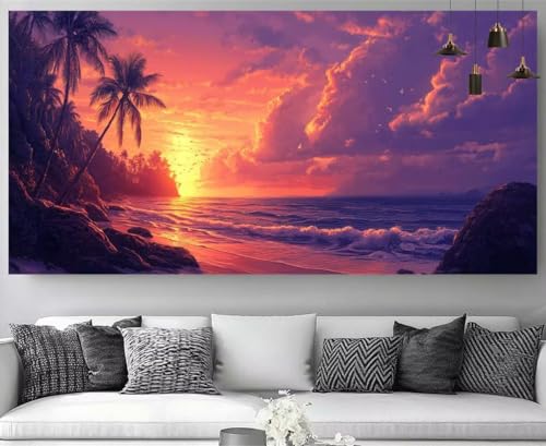 Diamond Painting Sonnenuntergang Diamant Painting Kinder Strand Kristall Stickerei Kit, 5D Crystal Art Volldiamant Strass Eckige Steine Bastelset, Diy Daiments Mosaik Art für Dekor 40x80cm M-Y768 Diamond Painting Sonnenuntergang Diamant Painting Kinder Strand Kristall Stickerei Kit, 5D Crystal Art Volldiamant Strass Eckige Steine Bastelset, Diy Daiments Mosaik Art für Dekor 40x80cm M-Y768 von shuoguoo