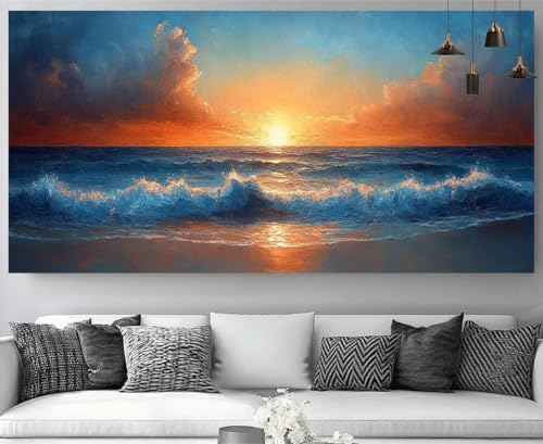 Diamond Painting Sonnenuntergang Diamant Painting Kinder Strand Kristall Stickerei Kit, 5D Crystal Art Volldiamant Strass Eckige Steine Bastelset, Diy Daiments Mosaik Art für Dekor 60x120cm M-Y770 Diamond Painting Sonnenuntergang Diamant Painting Kinder Strand Kristall Stickerei Kit, 5D Crystal Art Volldiamant Strass Eckige Steine Bastelset, Diy Daiments Mosaik Art für Dekor 60x120cm M-Y770 von shuoguoo