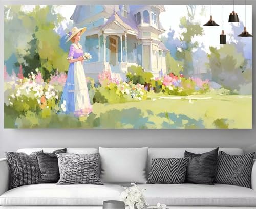 Nordisch Diamond Painting Blumen Diamond Painting Erwachsene Bastelset, 5D Crystal Art Kreuzstich Strass Stickereipuzzl, Diy Kinder Daiments Malerei Volldiamant Leinwand für Geschenke 80x240cm M-Y31 Nordisch Diamond Painting Blumen Diamond Painting Erwachsene Bastelset, 5D Crystal Art Kreuzstich Strass Stickereipuzzl, Diy Kinder Daiments Malerei Volldiamant Leinwand für Geschenke 80x240cm M-Y31 von shuoguoo