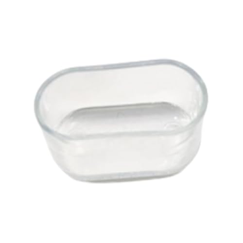 siduytin 16 x ovale Stuhlfußabdeckungen bieten umfassenden Bodenschutz, stilvolle und leicht zu reinigende Sockenunterlage für Möbelbeine, Transparent, 20 * 40mm von siduytin