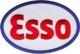 signs-unique Esso Oval Logo zum Aufbügeln/Annähen Kleidung Patch (os) von signs-unique