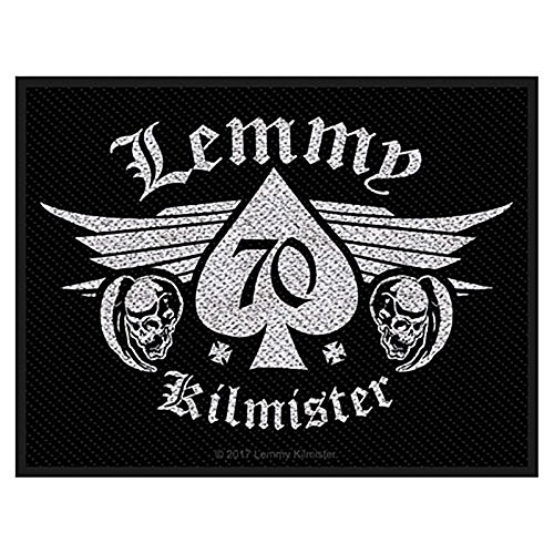 Lemmy Kilmister 70 Aufnäher, 100 mm x 50 mm (ro) von signs-unique