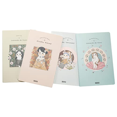 siixu 4 Stück Notizblock, A5 Liniert Notizbuch, 384 Seiten, Camouflage siixu 4 Stück Notizblock, A5 Liniert Notizbuch, 384 Seiten, Camouflage von siixu