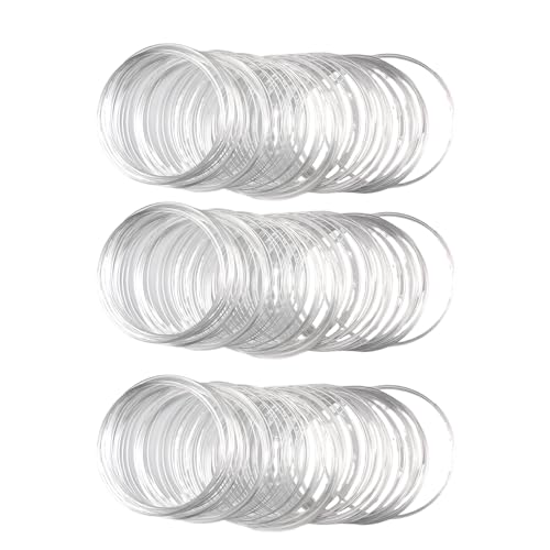 300 Schlaufen, silberfarbener Stahldraht, Memory-Draht für Schmuckherstellung, Armbänder, Silberschmuck, Erinnerung, Perlendraht, Armreif, Armband, Draht für Kunstkreation, DIY-Schmuckherstellung von siktorrwd