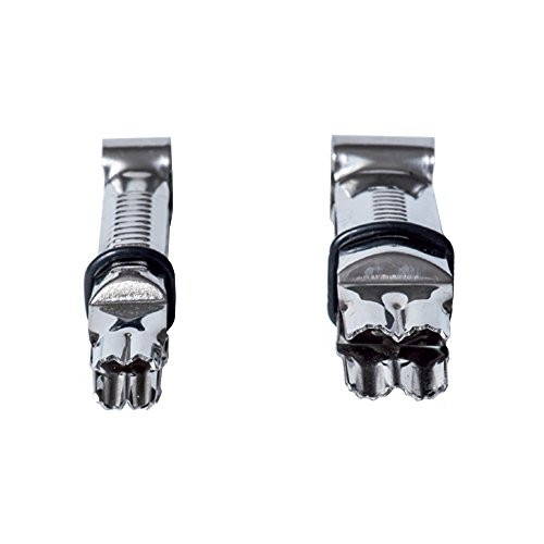 Silikomart | Set 2 Pinzetten Wonder Crimper für Tortendekorationen, Unregelmäßiges Offenes Kurven-Design, Edelstahlmaterial, Maße 17 mm - 12 mm, Made in Italy Silikomart | Set 2 Pinzetten Wonder Crimper für Tortendekorationen, Unregelmäßiges Offenes Kurven-Design, Edelstahlmaterial, Maße 17 mm - 12 mm, Made in Italy von silikomart