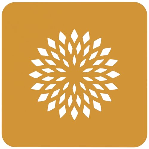 silikomart Silikonformen für Kuchen Stencil Lotusblume - Set 2 Silikonformen Ø100 H 1 MM - Professionelles Zubehör für Weihnachten & Konditorei - Einzelportionsformen für Kuchen Ofen von silikomart