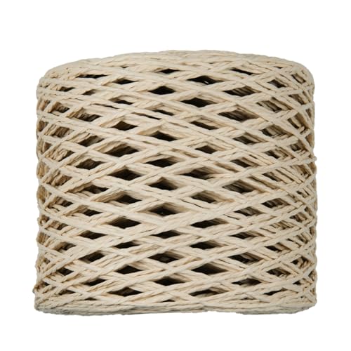 Bast-Bastband, 2 mm x 218 m, Bastgarn, Garn für Geschenkverpackungen, Papierband zum Basteln, Weben, Hüte, Taschen, Stricken, Häkeln, Bastelprojekte, Khaki von silllule